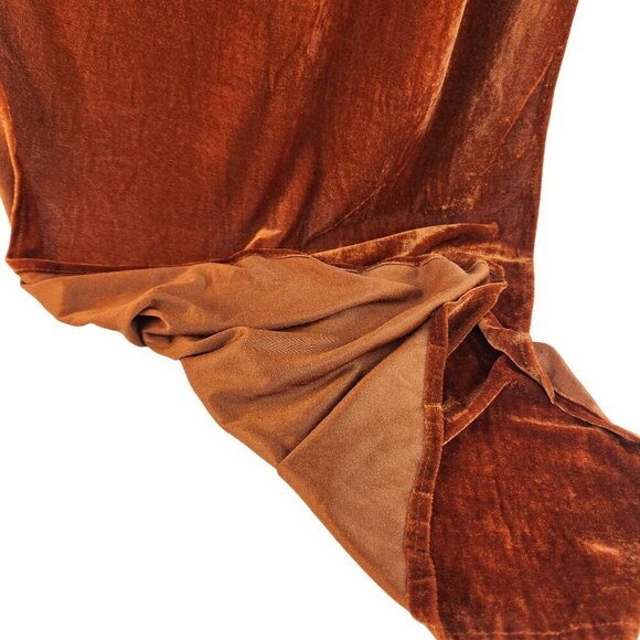 Luxurious Terracotta Rust Velvet Table Runner 10ft Long Wedding & Fall Decor Dis - Picture 7 of 10